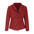 thumbnail image 4 of HomeGardon Blazers for Women Lightweight Blazer Jackets for Women Casual Open Front Long Sleeve Lapel Pockets Office Blazers Work Suit Turndown 3 Button Slim Fit Blazers Fall Fashion, 4 of 6