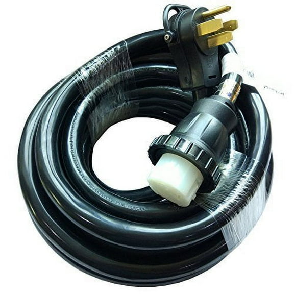 Parkworld 692262 RV Shore Power 50A Extension Cord Adapter 14-50P to SS2-50R 36'