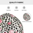 thumbnail image 5 of Xecao Rose Mix Leopard 3 Print Knit Hat,Winter Beanie for Men Women, Beanie Soft Warm Ski Stocking Cuffed Cap, 5 of 7