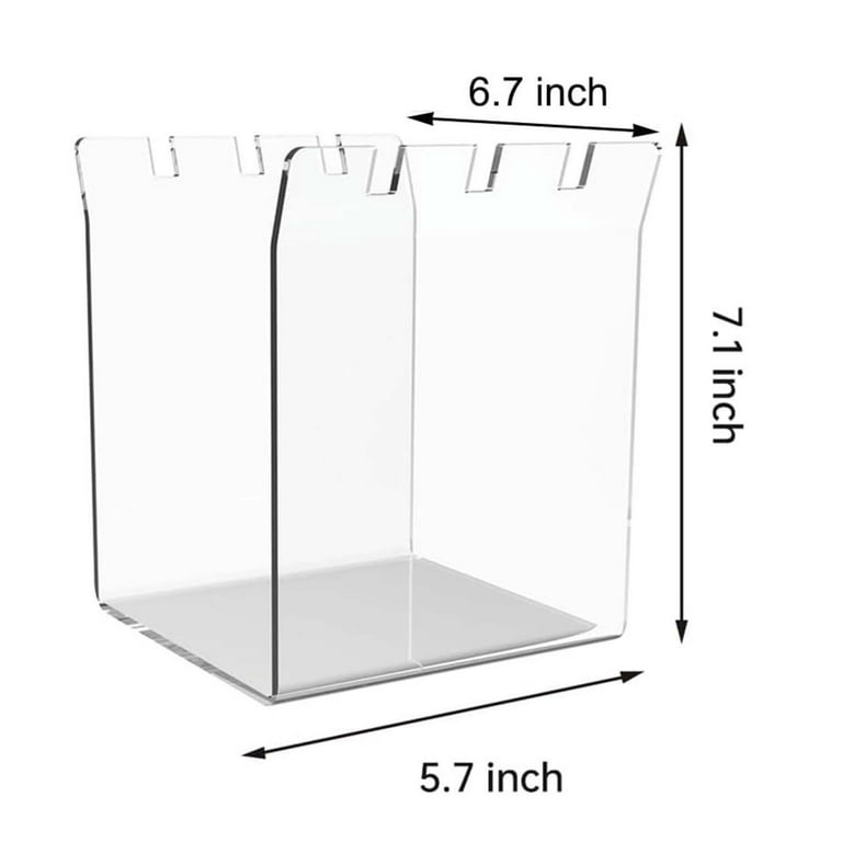 Quart and Gallon Bag Stand Freezer Bag Holder Stand Acrylic Baggy