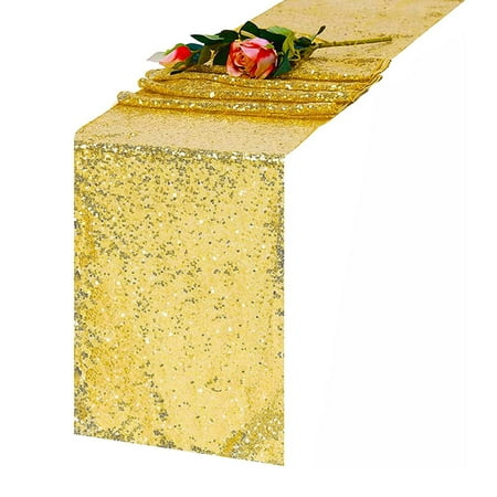 

【Ready Stock】 Sequin Table Runner Wedding Dining Table Cloth Christmas Glitter Table Runner