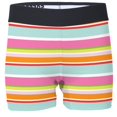 thumbnail image 1 of Girls Compression Dri Shorts, Sarah Stripe - Small, 1 of 1