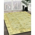 thumbnail image 2 of Ahgly Company Indoor Rectangle Abstract Mustard Yellow Oriental Area Rugs, 2' x 5', 2 of 6