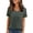 96#Dark Green, variant on Women Tops Summer Sweaters Short Sleeve V Neck Shirts 2026 Spring Fashion Dressy Casual Business Tunic Blouses Brown S