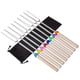 thumbnail image 2 of Bearachild 8 unids/set de tenedores para barbacoa, mango de madera, palitos estirables para barbacoa, acero inoxidable en forma de U, pinchos para cocinar a Herramientas y accesorios para hornear Bearachild HA004807-00B, 2 of 6