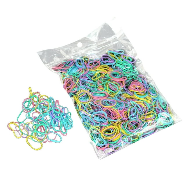 1000 Pcs Bracelet en Latex Phosphorescent avec Clips de Fixation pour Artisanat et Fête 1000 Pcs