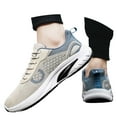thumbnail image 3 of Mens Shoes,Breathable Mesh Running Shoes Lightweight Athletic Walking Sneakers Comfortable Casual Gym Fitness Training Shoe,Shoes for Men,Beige,7.5, 3 of 9