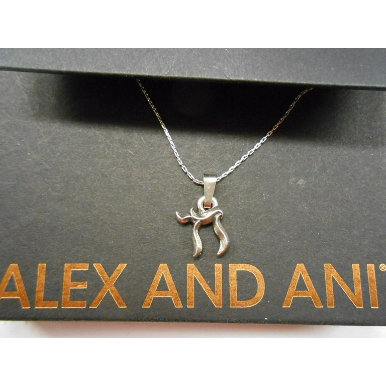 Alex And Ani Chai Expandable Pendant Silver 28 inches Necklace