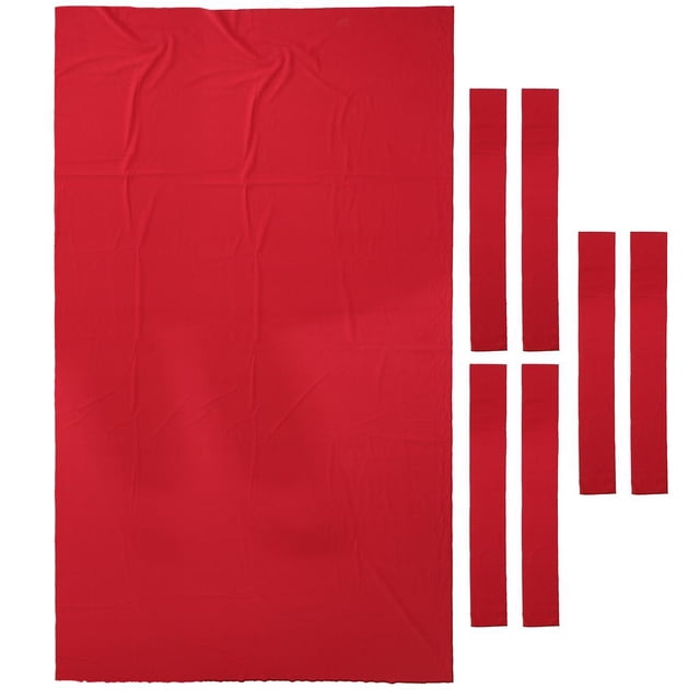 Paño de mantel shamjiam Fieltro de mesa de billar Rojo