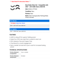 thumbnail image 2 of Rear Brake Shoe Set - Compatible with 2007 - 2010 GMC Sierra 3500 HD 2008 2009, 2 of 2