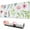 Flowers And Leaves, variant on Flowers and Leaves&nbsp;mousepad Gamingwaterproofno Slip&nbsp;for Office Home Work Gaminggaming Mouse PadRubber Base Mousepad with Stitched Edges 31.5x11.8inches