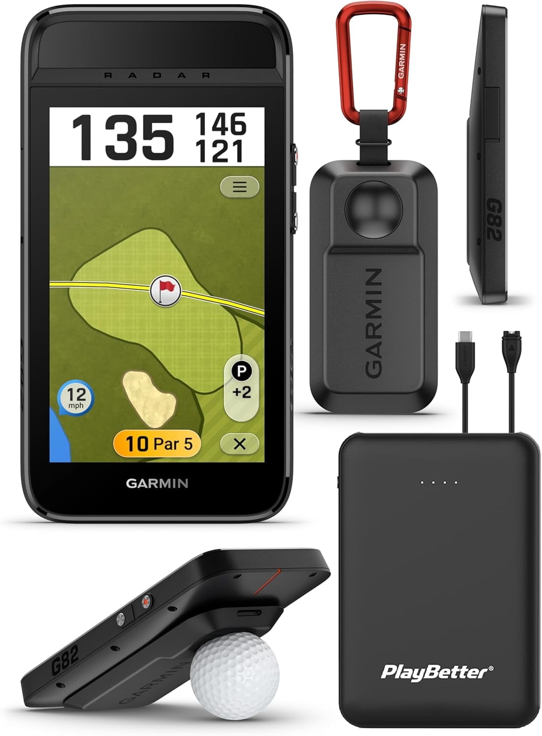Garmin Approach R10 Portable Golf Launch Monitor & Golf Simulator