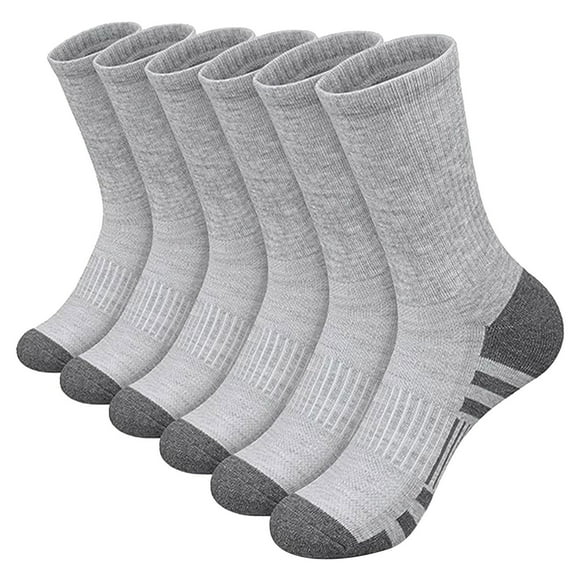 HJQEQVD 5 Pack Mens Socks Basketball Socks Crew Socks Mid Calf Socks Mens Ankle Socks Men's Basketball Socks Solid Color Short Socks Boys Basketball Socks,D One Size