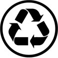 thumbnail image 1 of Recycle Bin Vinyl Decal Labels Design #3 Adhesive Recycling Stickers Trash Can Emblem (5" x 5", Pink), 1 of 4