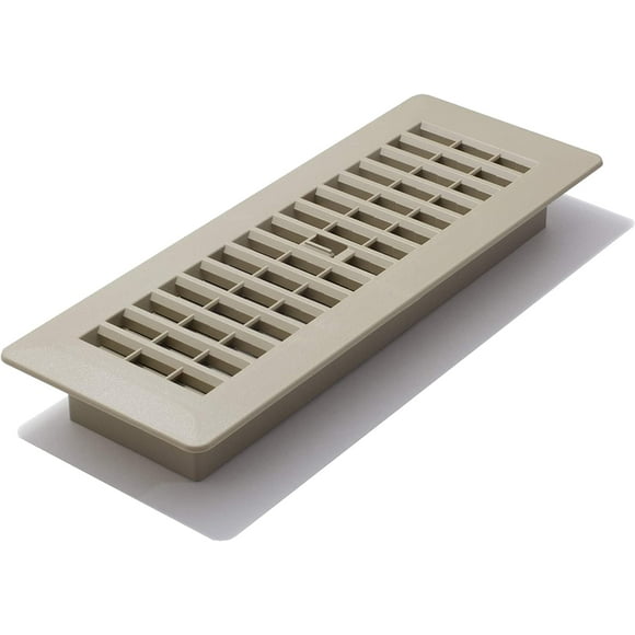 shiyou-PL310-TA 3-Inch by 10-Inch Plastic Floor Register, Taupe