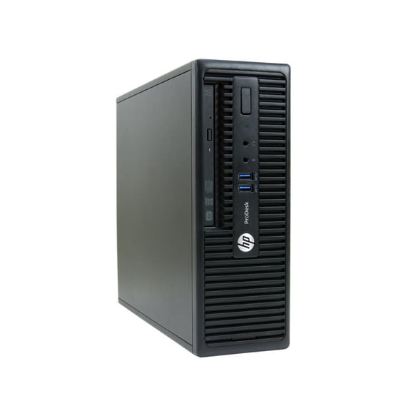 Restored HP Desktop Tower Computer, Intel Core i5-7600, 16GB RAM, 256GB HD, Windows 10 Pro, Black, 400 G3-SFF (Refurbished)