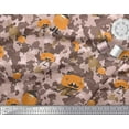 thumbnail image 3 of Soimoi Satin Silk Fabric Cartoon & Camouflage Fabric Prints By Yard 42 Inch Wide, 3 of 3