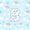 Blue White B, variant on jejeloiu Rainbow Cloud Monogram K 7pcs Bedding Comforter Set For Kids,Colorful Loves Stars Initial Queen Bedding Sets For Girls,Colorful Stars Reversible