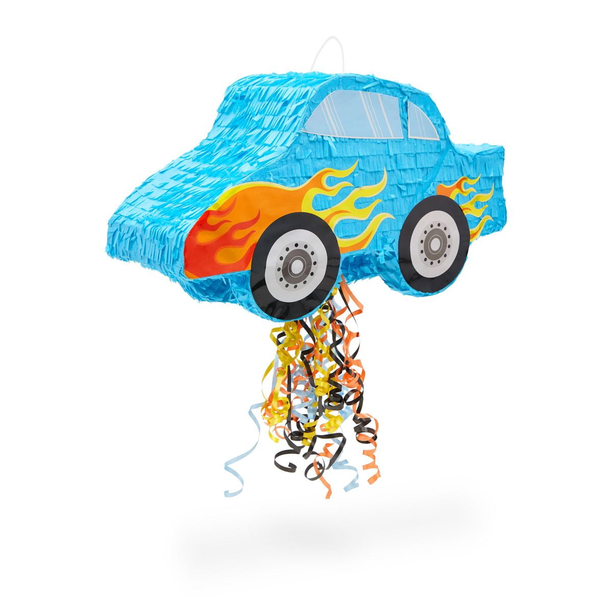 Small Race Car Pull String Pinata for Kids Birthday Party Decorations