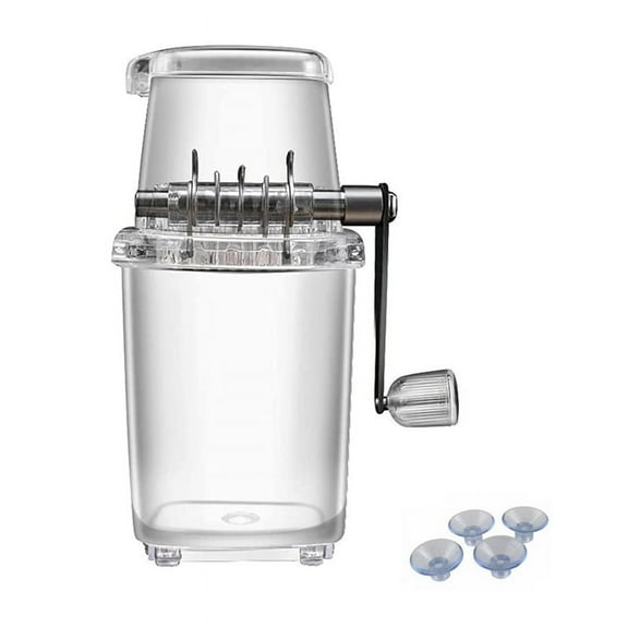 Ice Crusher Manual Rotary Ice Crusher Cocktails  Machine Ice-Cube Crushed Smoothies Ice Crusher Machine Home A