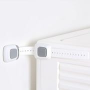 Baby Proofing Upgraded No Drill Furniture Wall Anchor Child Safety Cabinet Strap Locks 4 Pack