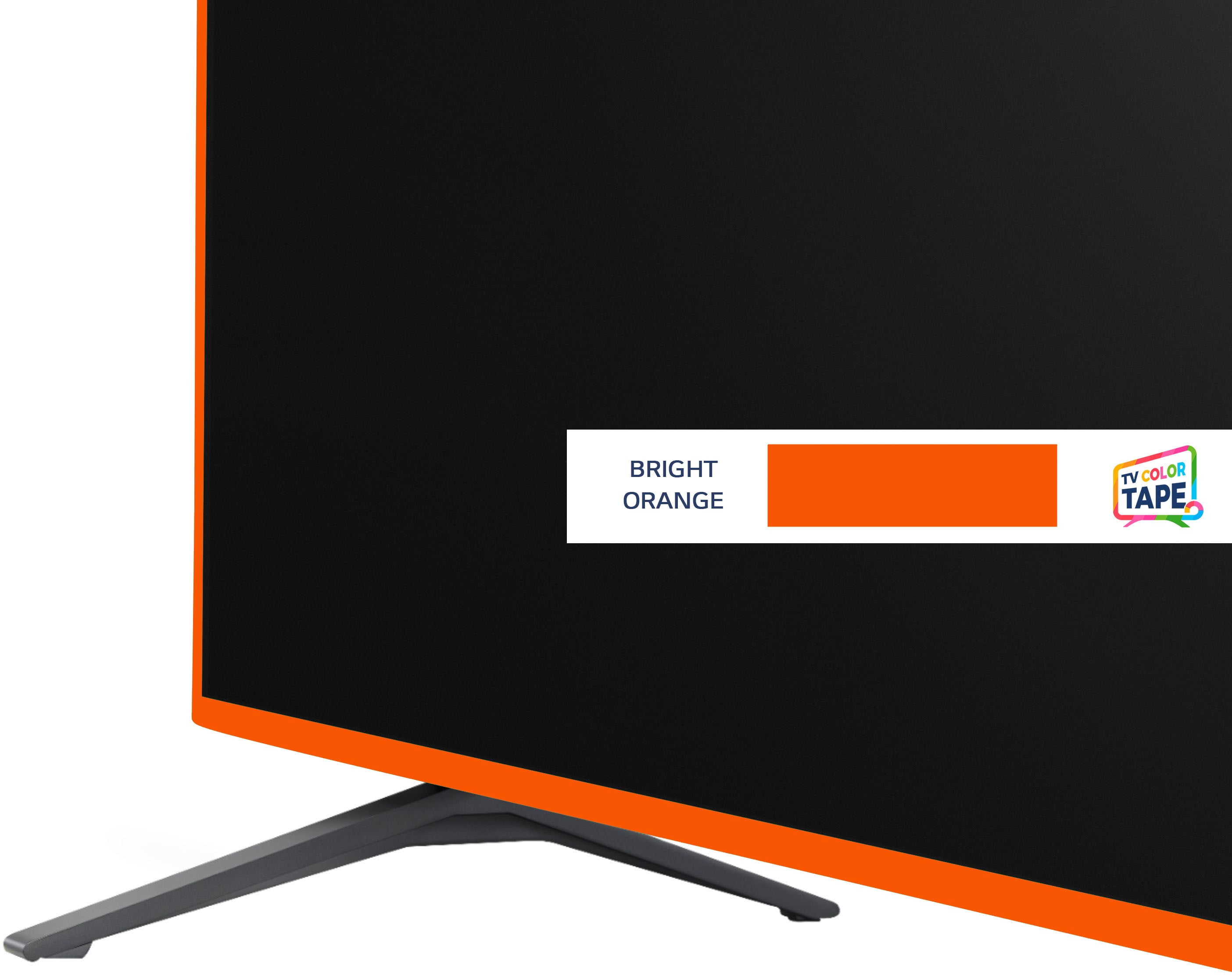 Bright Orange TV Color Tape