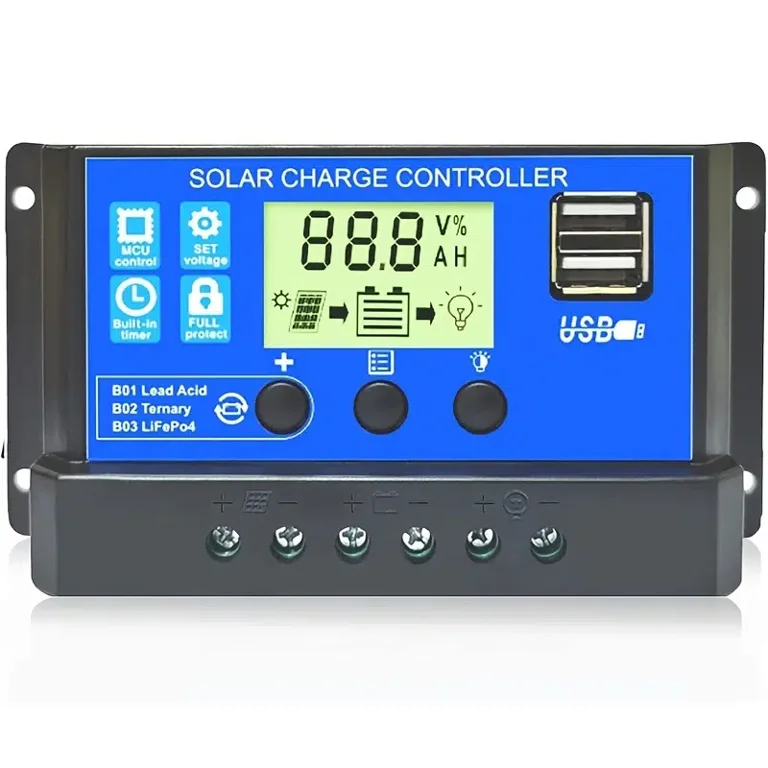 10A 20A 30A PWM Solar Charge Controller 12V/24V Solar Regulator
