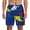 White, variant on Cartoon Shark for Men's Swimming Trunks Swim Trunks Quick Dry Swim Shorts with Mesh Lining Funny Swimwear Bathing Suits