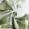 thumbnail image 5 of Sage Green Small Stall Shower Curtain 36 x 72, Plant Leaves Cloth Shower Curtain 36 inch, Modern Narrow Half Size Fabric Chic Shower Curtains for Vintage Bathroom Decor, 5 of 6