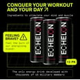 thumbnail image 2 of Echelon Energy Drink - 12-Pack Berry Habanero Flavor - Pre-Workout with 300mg Caffeine, L-Theanine, Beta-Alanine - Military Developed, 2 of 5