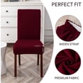 thumbnail image 3 of Waterproof Chair Covers for Dining Room Set of 2, Stretch Jacquard Dining Chair Slipcovers Removable Washable Chair Protectors Cover for Kitchen, 3 of 13