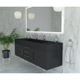 thumbnail image 3 of Modern Aluminum Thin Metal Black Pull Handle - Single, 3 of 9