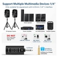 thumbnail image 3 of Bietrun Wireless Microphones with Echo,Treble,Bass&Bluetooth,160FT Range,Portable UHF Handheld Karaoke Dynamic Microphone System with Rechargeable Receiver for Karaoke,Singing,Amp,PA System,DJ,Stage, 3 of 6