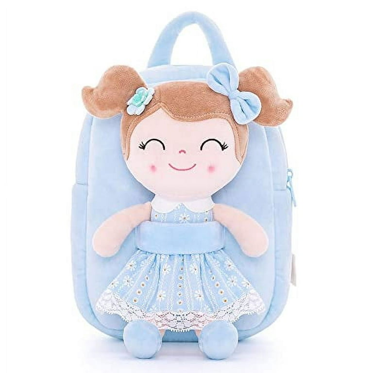  HONGTEYA Toddler Backpack for Girls with Stuffed Animal Cat Toy  Soft Plush Kids Mini Backpack Kitty Toys Birthday Christmas Gifts for Baby  Girl Age 1 2 3 4 5