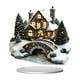 thumbnail image 2 of Adorno navideño acrílico de pie | Diseño multicolor de árbol de Navidad y carrusel | Decoración ligera de escritorio | Regalo navideño para la repisa de la oficina en casa, 2 of 6