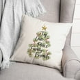 thumbnail image 3 of Creative Products Christmas Tree Words Script 16 x 16 Spun Poly Pillow, 3 of 3