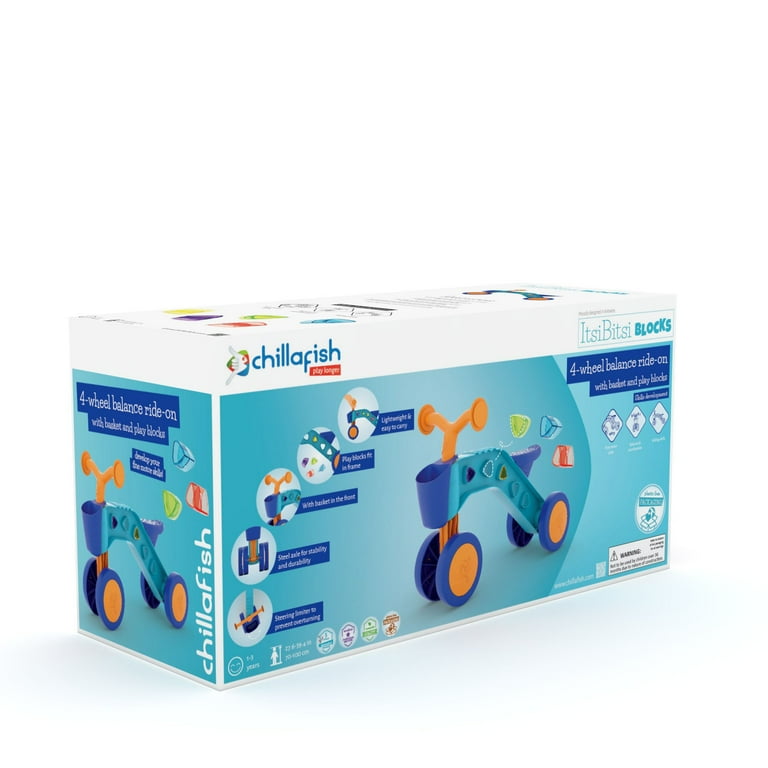 Chillafish ItsiBitsi Ride-on with Play Blocks and Storage