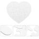 thumbnail image 2 of GOOHOCHY 4 sets Kids Coloring Puzzle en blanco DIY Papel Jigsaw Puzzles Dibujo Doodle Tablero, 2 of 7