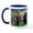 White/Navy Inside, variant on CafePress - Saint Francis' Newfie Mug - 11 oz Ceramic Mug - Novelty Coffee Tea Cup