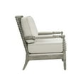 thumbnail image 4 of AC01165 Accent Chair, Beige Linen & Gray Oak Finish - Saraid ( 1Pc/1Ctn ), 4 of 6