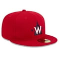 thumbnail image 3 of Men's New Era Red Washington Nationals 2025 MLB Clubhouse 59FIFTY Fitted Hat, 3 of 6