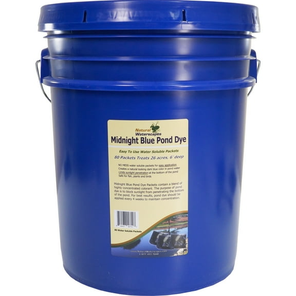 Midnight Blue Pond Dye Packets- 80 water soluble packets