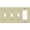 Ivory, variant on ENERLITES Combination Triple Toggle Switch Cover / Single Duplex Receptacle Outlet Wall Plate, Standard Size 4-Gang, Polycarbonate Thermoplastic, UL Listed, White