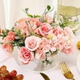 thumbnail image 4 of Home Decor Clear Acrylic Flower Vase Decorative Modern Vase for Dining Table (12 holes 1pc), 4 of 8