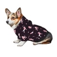 thumbnail image 7 of Fotbe Poodle Dog Print Small Dog Sweater Hoodies Pet Grey Hooded Soft Fleece Sweatshirts with Pocket Fall Winter Puppy Cat Sweaters Warm Clothes-XX-Large, 7 of 7