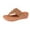 Brown, variant on Anuirheih Slip on Sandals Women,Women's Flat Shoes Ladies Beach Sandals Summer Non-Slip Causal Slippers(Black)