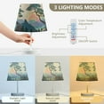 thumbnail image 3 of Yayeee Mini Table Lamp 11.8" Dimmable with Fabric Shade 3 Color Temperatures, Pine Tree Rainbow, 3 of 7