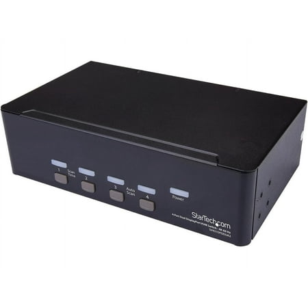 UPC: 0065030867863 | StarTech.com DisplayPort KVM – 4 port – 4K 60Hz – Dual Monitor KVM – DisplayPort Switch – KVM DisplayPort – Desktop KVM Switch