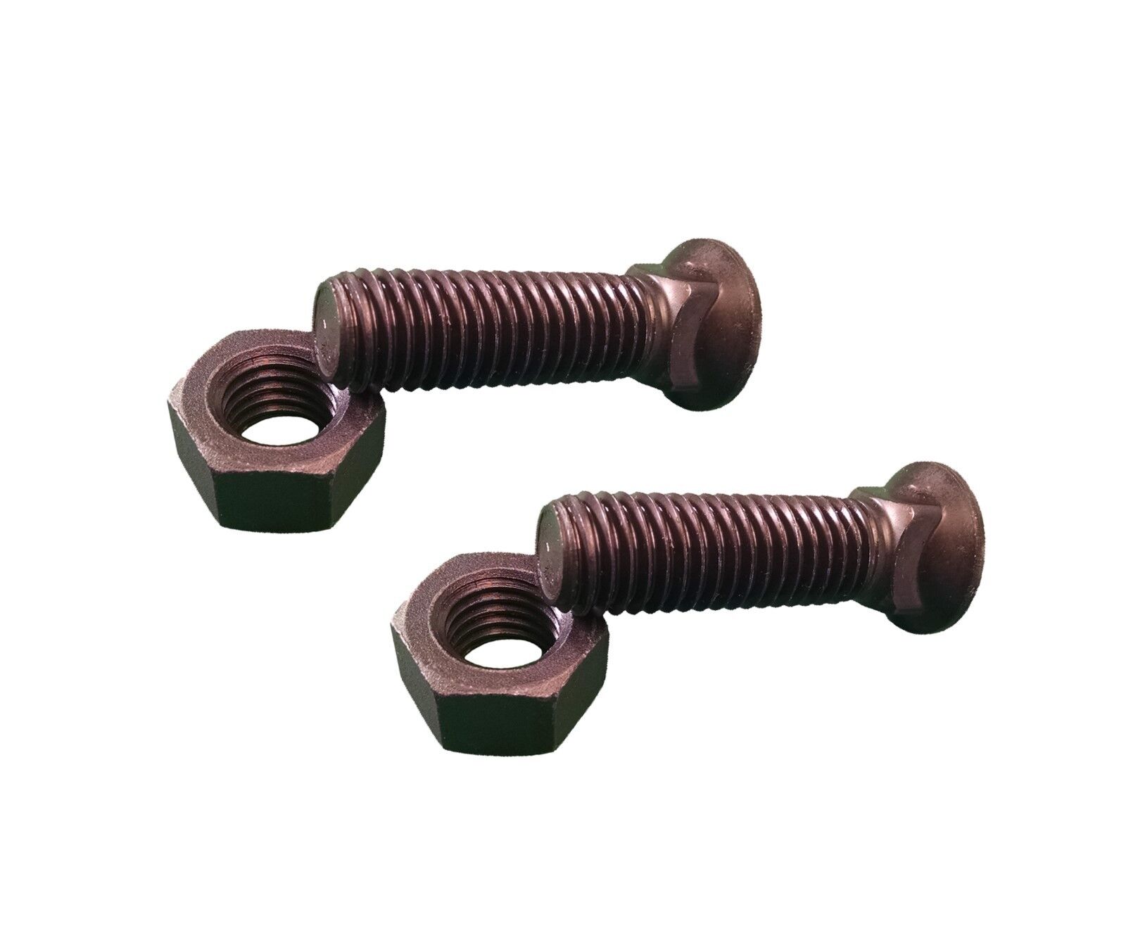 2 Plow Bolt & Nut for Blades / Cutting Edge, 5/811x 2 Grade 8