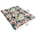 thumbnail image 4 of Pioneer Flower Blanket,Comfortable Soft Flannel Throw Blanket,All Season,Warm Lightweight Blankets for Sofa Bed Couch Living Room Chair,60"x80"(150x200cm), 4 of 4